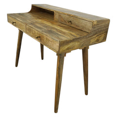 Solid Wood Desk with Drawers