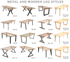 Live Edge Walnut Dining Table , Modern Farmhouse Solid Wood Kitchen Table for Cozy Interiors